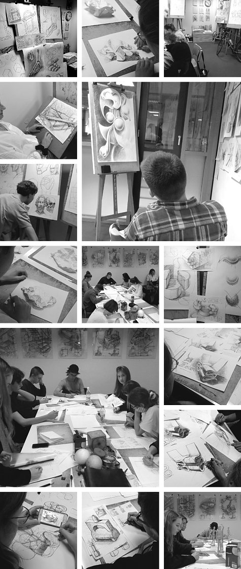 kurs rysunku 2018/19, rysovnik, Gda�sk